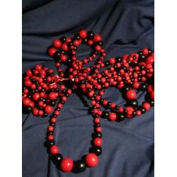 Буса комбінована "Червоно-чорна".